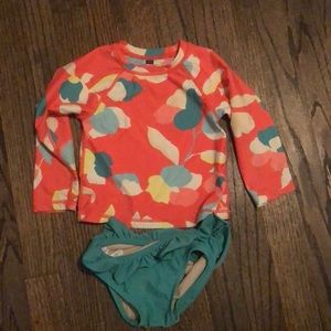 Tea Collection Rashguard and matching bottoms